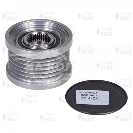 Шкив с обгонной муфтой генератора для автомобилей Nissan Qashqai J10 (06-)/X-Trail T31 (07-) 2.0i