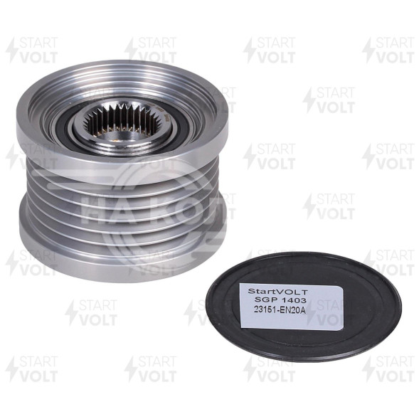 Шкив с обгонной муфтой генератора для автомобилей Nissan Qashqai J10 (06-)/X-Trail T31 (07-) 2.0i