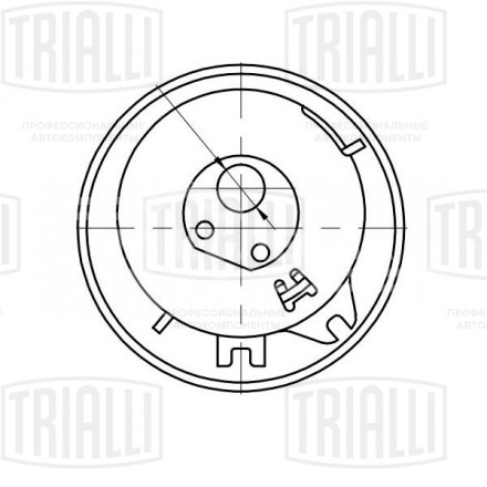 Ролик ГРМ натяжной для автомобилей Fiat Panda (12-) 1.1i/1.2i