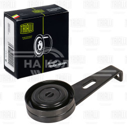 Ролик приводного ремня для автомобилей Peugeot Partner (96-)/Fiat Ducato (98-) 1.8d/1.9d/2.1d [XUD] A/C- с ГУР (натяжной) с кронштейном