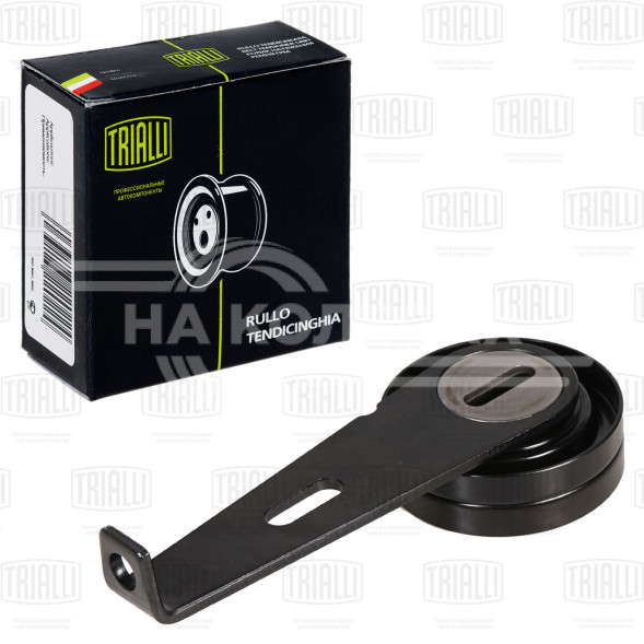 Ролик приводного ремня для автомобилей Peugeot Partner (96-)/Fiat Ducato (98-) 1.8d/1.9d/2.1d [XUD] A/C- с ГУР (натяжной) с кронштейном