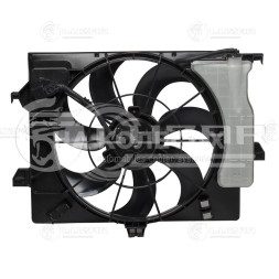 Электровентилятор охлаждения для автомобилей Hyundai Solaris (10-)/KIA Rio (10-) (с кожухом) A/C-