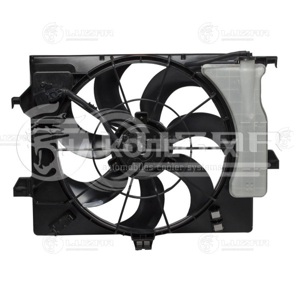 Электровентилятор охлаждения для автомобилей Hyundai Solaris (10-)/KIA Rio (10-) (с кожухом) A/C-