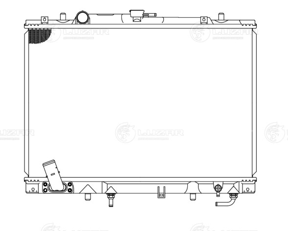 Радиатор охлаждения для автомобилей Pajero Sport (98-) 3.0i M/A