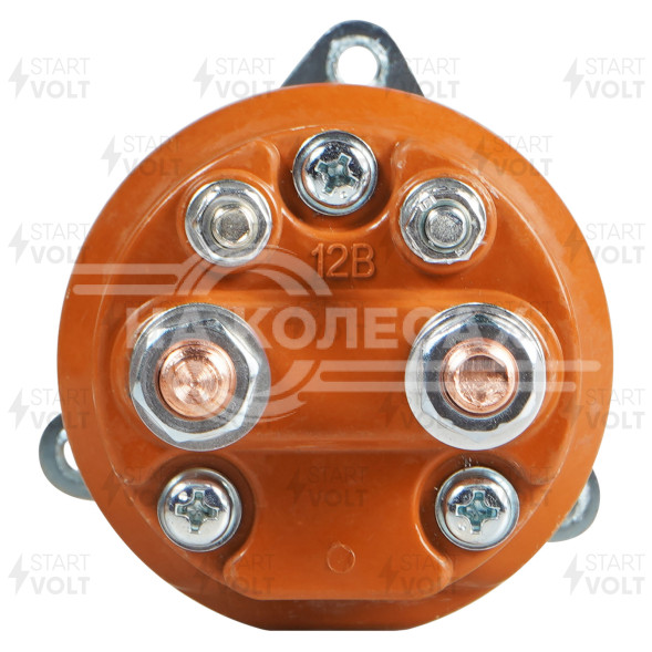 Реле втягивающее стартера для автомобилей ЗИЛ-130, 431410 с двигателем 508 (12В)