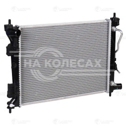 Радиатор охлаждения для автомобилей Solaris (10-)/Rio (10-) AT (паяный)