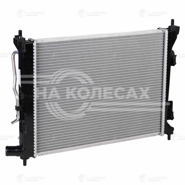 Радиатор охлаждения для автомобилей Solaris (10-)/Rio (10-) AT (паяный)