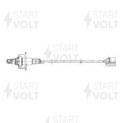 Датчик кислорода для автомобиля Honda Civic (05-) 1.4i/1.6i/1.8i/CR-V (07-) 2.0i до катализатора