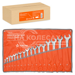 Набор ключей комбинированных 17 предметов (8-32мм) сумка