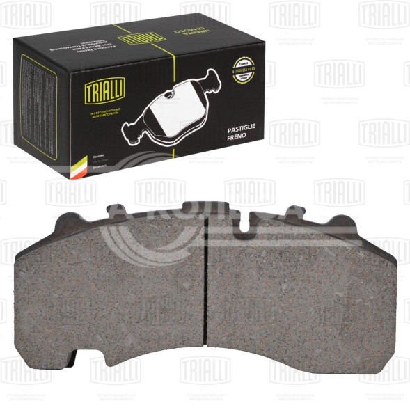 Колодки тормозные для прицепов с осями BPW (WVA № 29307) дисковые (с монтажным комплектом)