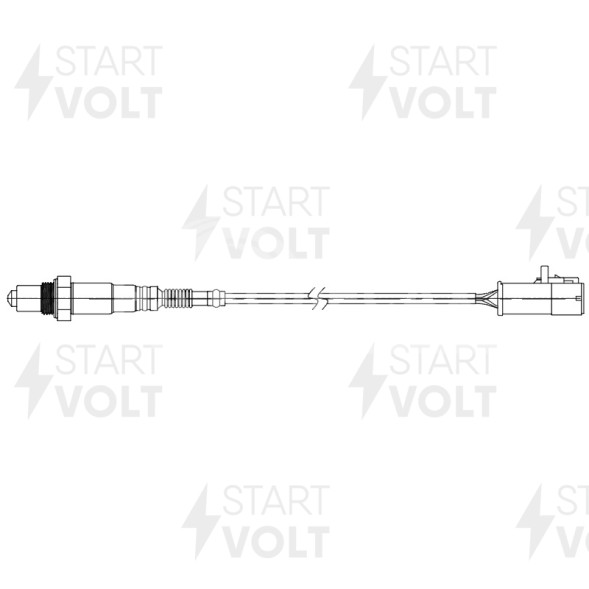 Датчик кислорода для автомобилей Ford Focus II (05-) 1.8i/2.0i после катализатора