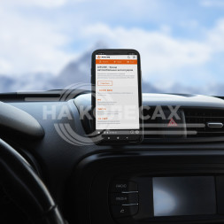 Держатель для телефона автомобильный в дефлектор магнитный анодированный