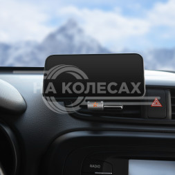 Держатель для телефона автомобильный в дефлектор магнитный анодированный