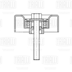 Ролик приводного ремня для автомобилей Ford Focus II (05-)/Mondeo IV (07-) 1.8d (опорный) d76