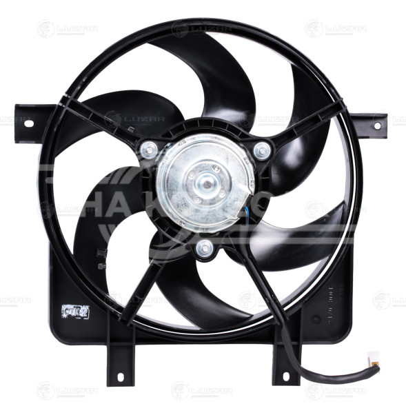 Электровентилятор охлаждения для автомобилей 2170 Приора (с кожухом) A/C-