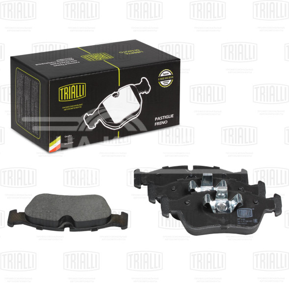 Колодки тормозные для автомобилей BMW 1 (E81/87) (04-) / 3 (E90/91) (05-) дисковые передние 150x57мм