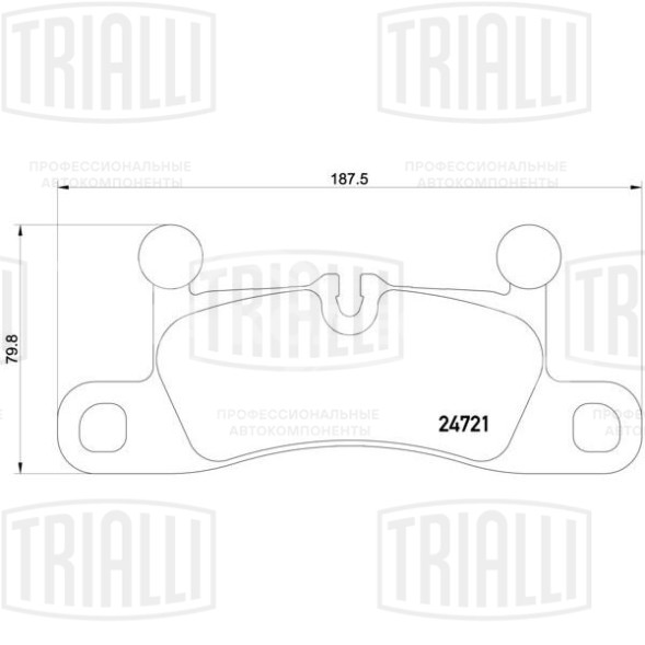 Колодки тормозные для автомобилей VW Touareg II (10-) / Porsche Cayenne II (10-) дисковые задние