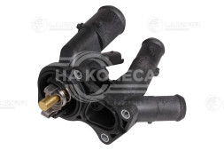 Термостат для автомобилей Ford Focus II (05-) 1.6i (3 патрубка, с корпусом) (98°С)