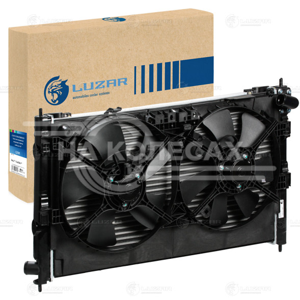 Блок охл. (радиатор+конденсор+вентилятор) для автомобилей Lancer X (07-)