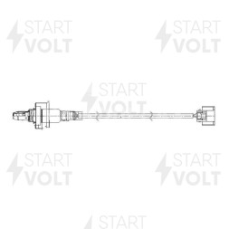 Датчик кислорода для автомобилей Nissan Qashqai (06-) 1.6i/Juke (10-) 1.6i до катализатора