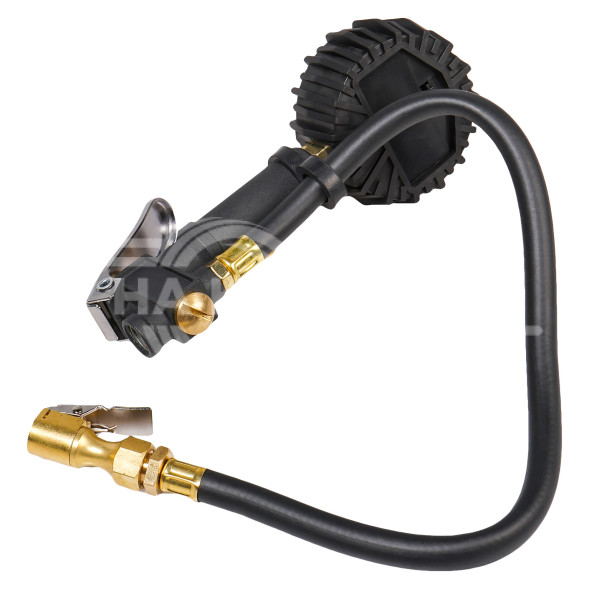 Пистолет для накачки шин 14 АТМ PRO с цифровым манометром обрезин. с клапаном сброса