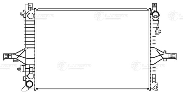 Радиатор охлаждения для автомобилей S60 (00-)/S80 (98-) MT