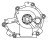 Насос водяной для автомобилей BMW 1 (E81) (04-)/3 (E90) (05-) 1.6i/1.8i/2.0i