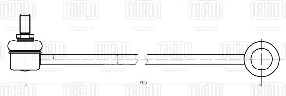 Стойка стабилизатора переднего правая для автомобиля Kia Rio (05-)/Hyundai Verna (05-)