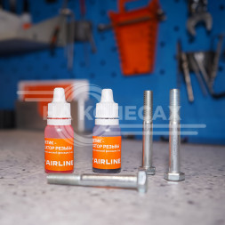 Герметик-фиксатор резьбы, неразъемный, термостойкий (+250 С), 6 мл.