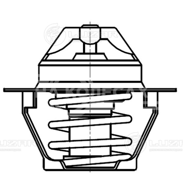 Термостат для автомобилей  Лада Largus (12-)/Renault Logan (04-) (термоэлемент) (83°С)