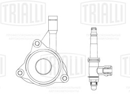 Муфта выключения сцепления для автомобилей Ford Transit (13-) 2.2 TDCi (КПП MT82) с адаптером
