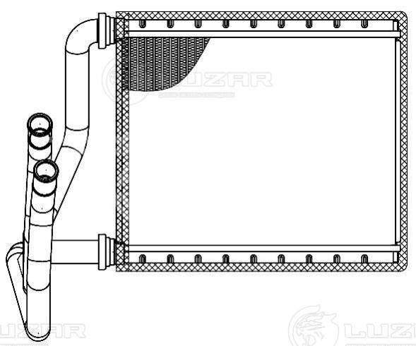 Радиатор отопителя для автомобилей Camry (XV40) (06-)/(XV50) (11-)