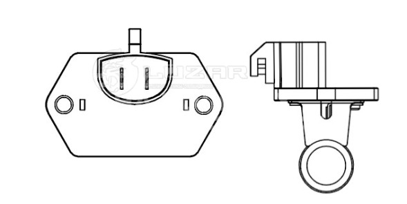 Резистор электровентилятора охлаждения для автомобилей Ford Fiesta (01-)/Fusion (02-) A/C+