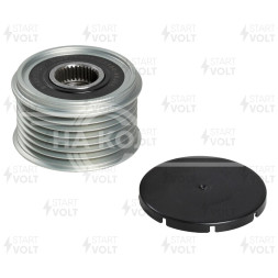 Шкив с обгонной муфтой генератора для автомобилей Nissan Qashqai J10 (06-) 1.6i