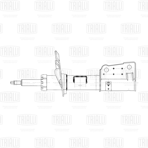 Амортизатор (стойка) передний левый для автомобиля Dodge Journey (08-)/Fiat Freemont (11-)