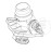 Термостат для автомобилей BMW X5 (E53) (00-)/Range Rover III (02-) 4.4i (105°С) (алюм. корпус)