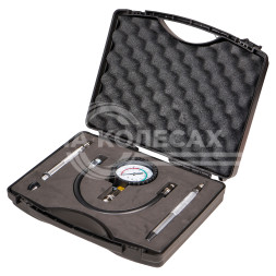 Компрессометр для бензиновых двигателей PRO, набор 15пр., пласт. кейс