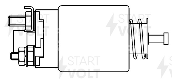 Реле втягивающее стартера для автомобилей Hyundai ix35 (10-)/Sonata (10-) 2.0i