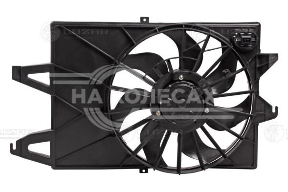 Электровентилятор охлаждения для автомобилей Ford Mondeo III (00-) 1.8i/2.0i (с кожухом)