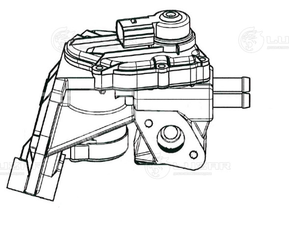 Клапан EGR (рециркуляции отработавших газов) для автомобилей VW Passat (05-) 2,0i