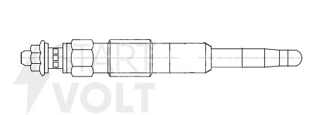 Свеча накаливания для автомобилей Iveco Daily III (99-)/Fiat Ducato (93-) 2.8d