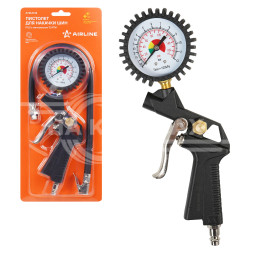 Пистолет для накачки шин ПШ1, 12 АТМ с манометром