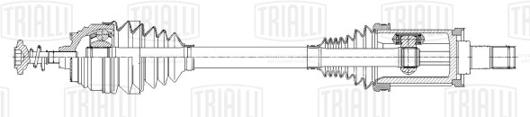 Привод передний левый для автомобилей BMW 5 G30 (16-)