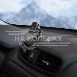Держатель для телефона автомобильный на торпедо магнитный на двухстороннем скотче