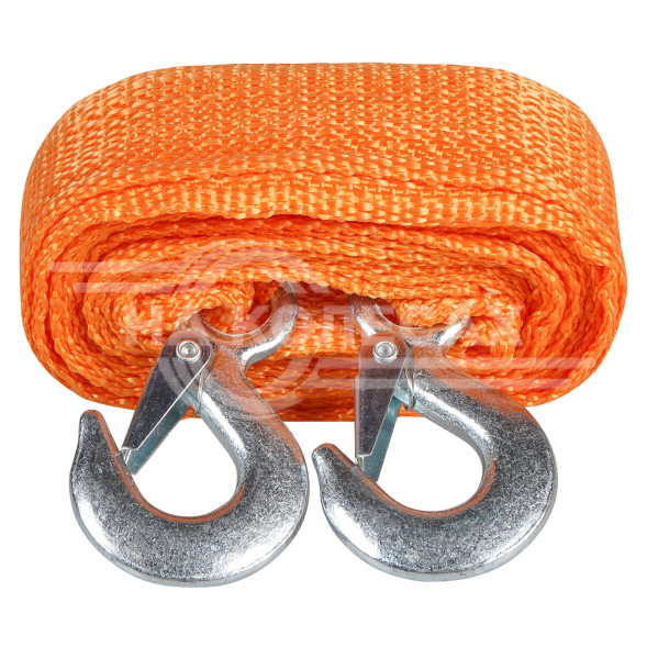 Трос буксировочный лента 2,5 т, 4 м, 2 крюка
