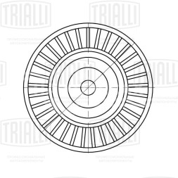Ролик приводного ремня для автомобилей VW Transporter T5 (03-) 2.0TDi (опорный ролик) h28.50
