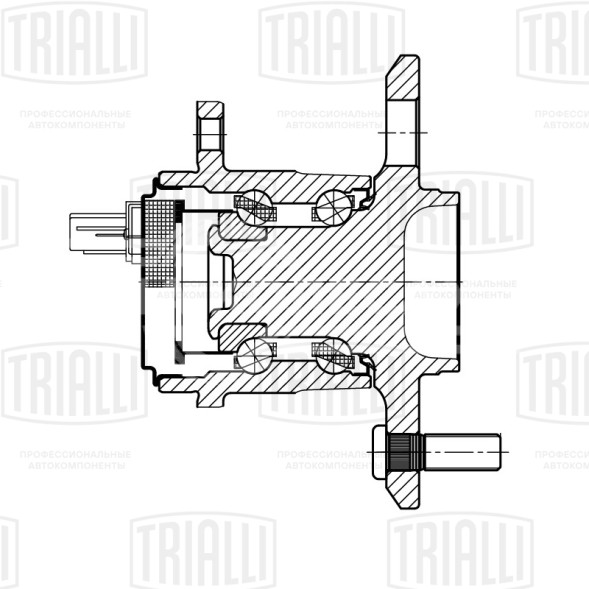 Ступица задняя правая в сборе с подшипником для автомобиля Toyota Camry (11-)