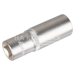 Головка торцевая 1/2" DR шестигранная 19мм глубокая пласт. подвес