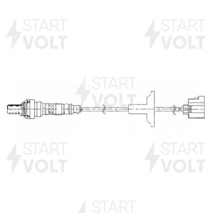 Датчик кислорода для автомобилей Mitsubishi Lancer X (07-) 1.6i/1.8i/Outlander (06-) 2.0i/2.4i/ASX (10-) 1.8i/2.0i после катализатора