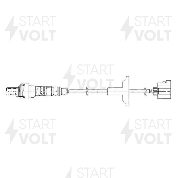Датчик кислорода для автомобилей Mitsubishi Lancer X (07-) 1.6i/1.8i/Outlander (06-) 2.0i/2.4i/ASX (10-) 1.8i/2.0i после катализатора